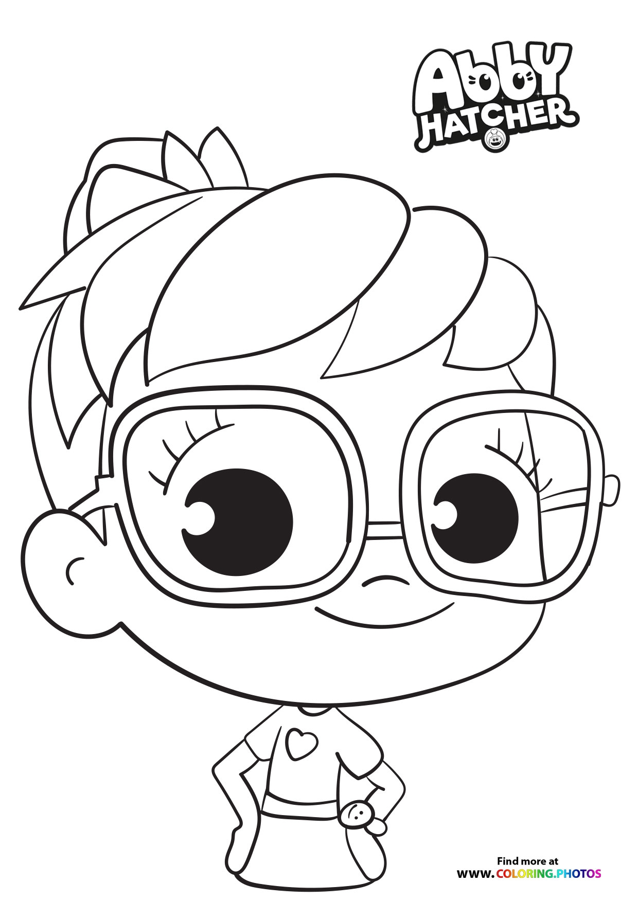 Abby Hatcher With Her Friends Coloring Pages For Kids
