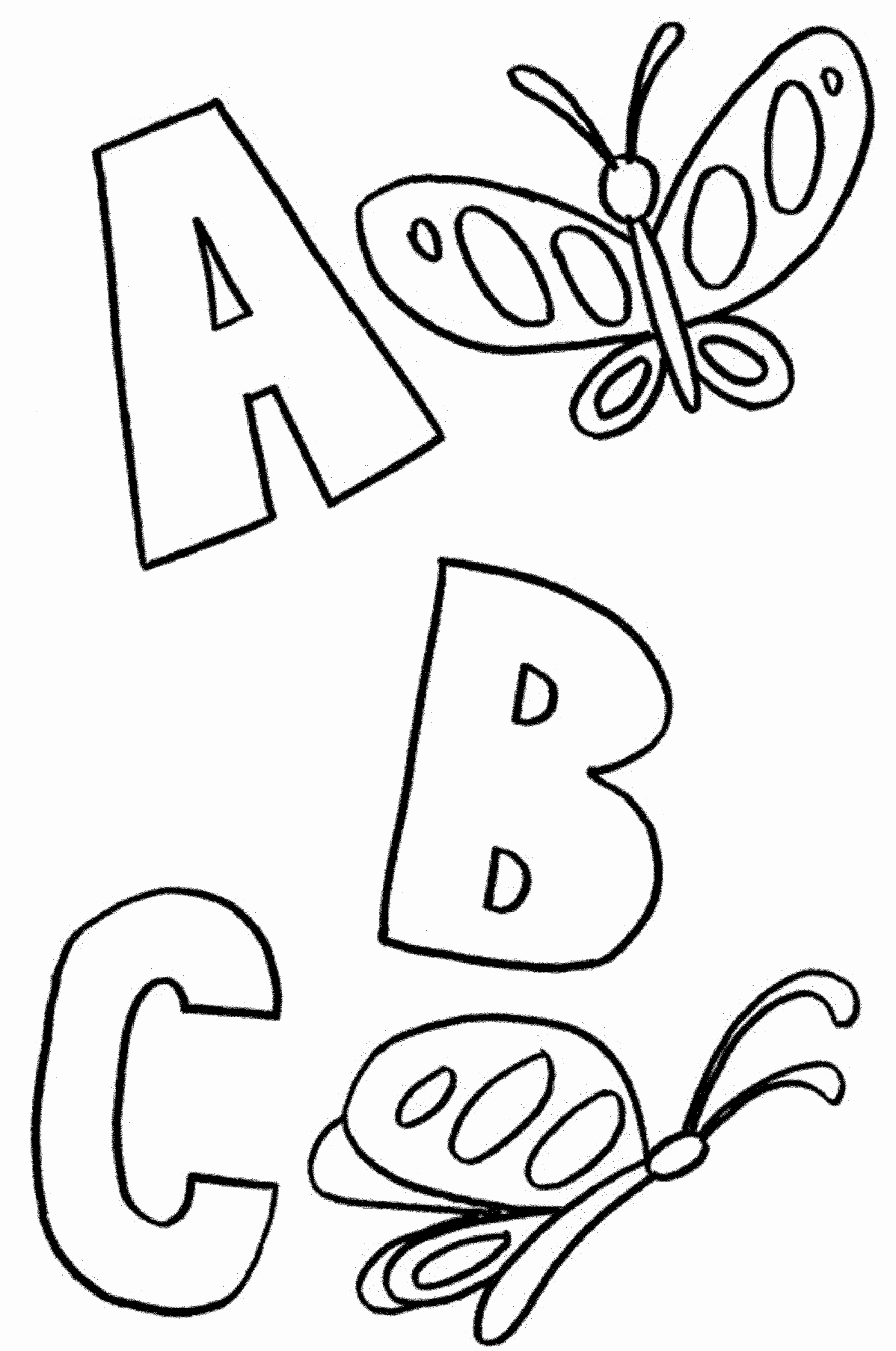 Abc Coloring Pages For Preschoolers At GetColorings Free Printable Colorings Pages To
