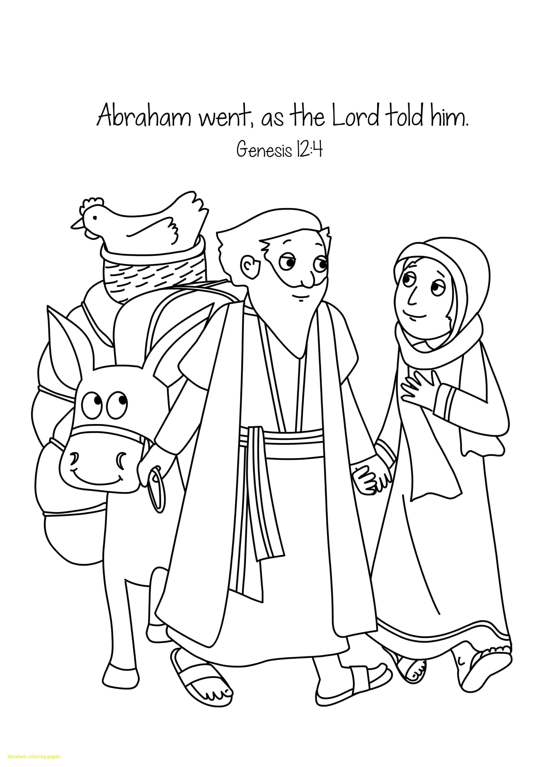 Abraham Coloring Pages Sunday School At GetDrawings Free Download