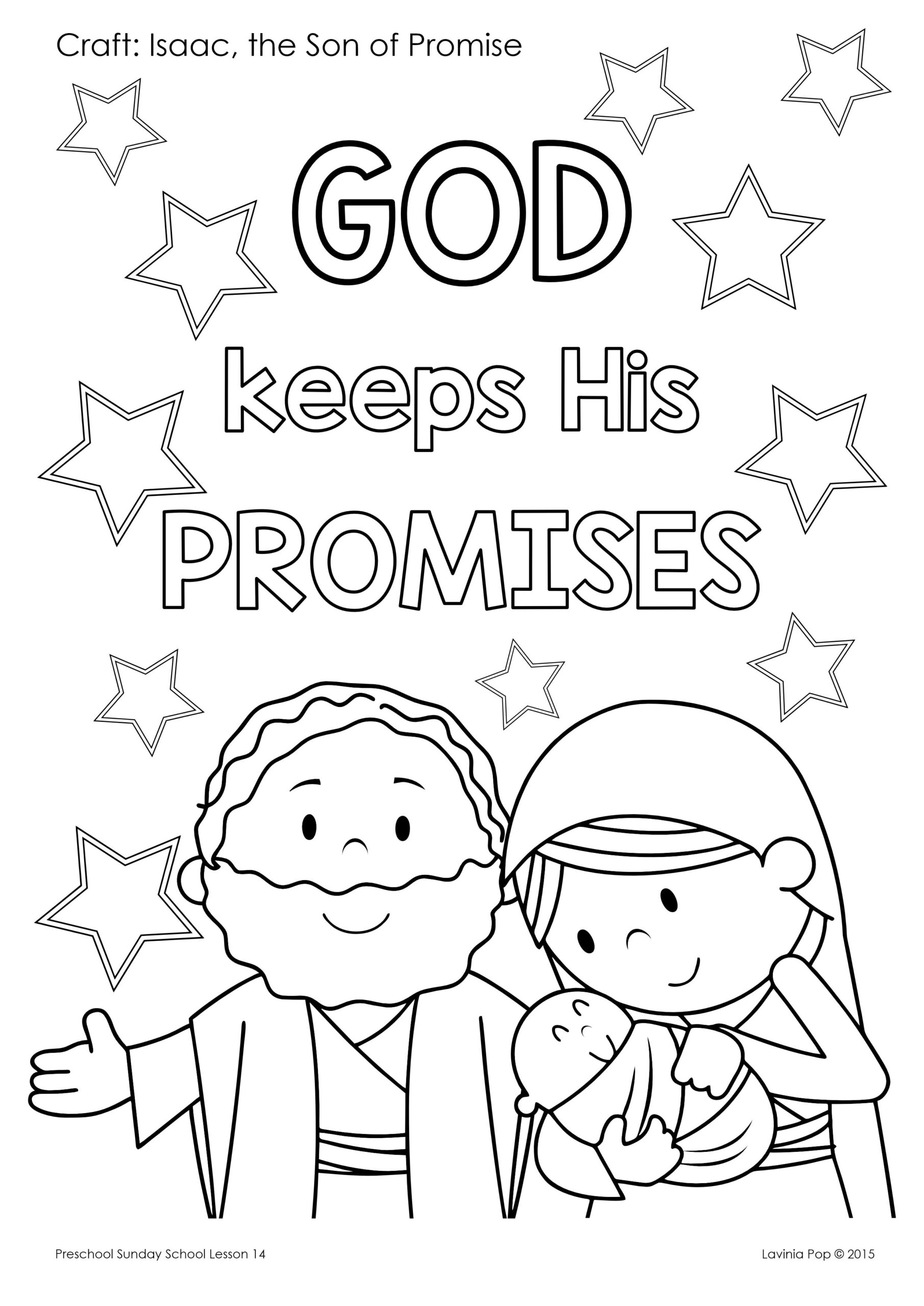 Abraham Coloring Pages Sunday School