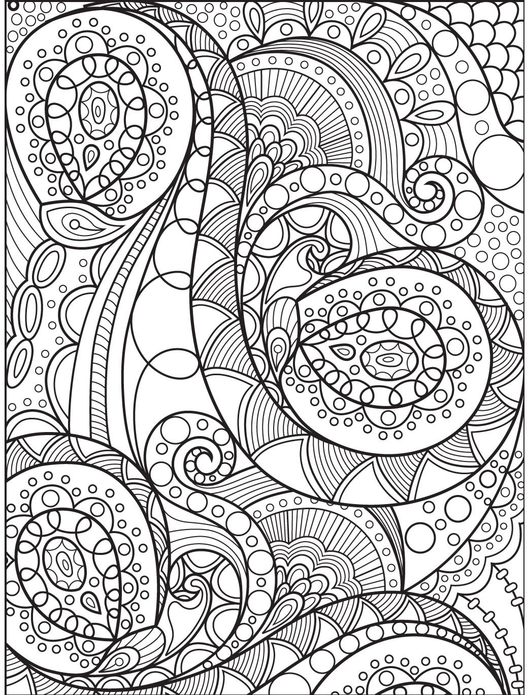 Abstract Coloring Page On Colorish Coloring Book App For Adults By GoodSoftTech Abstract