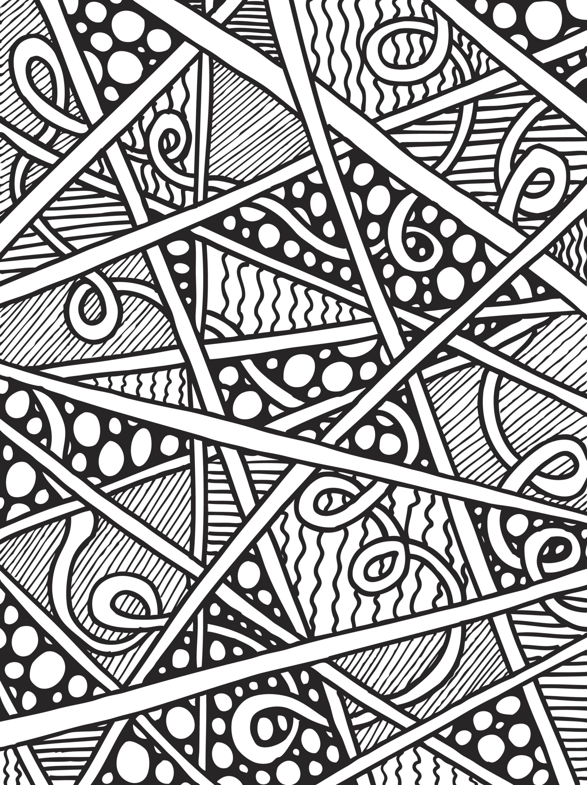 Adult Coloring Pages Abstract