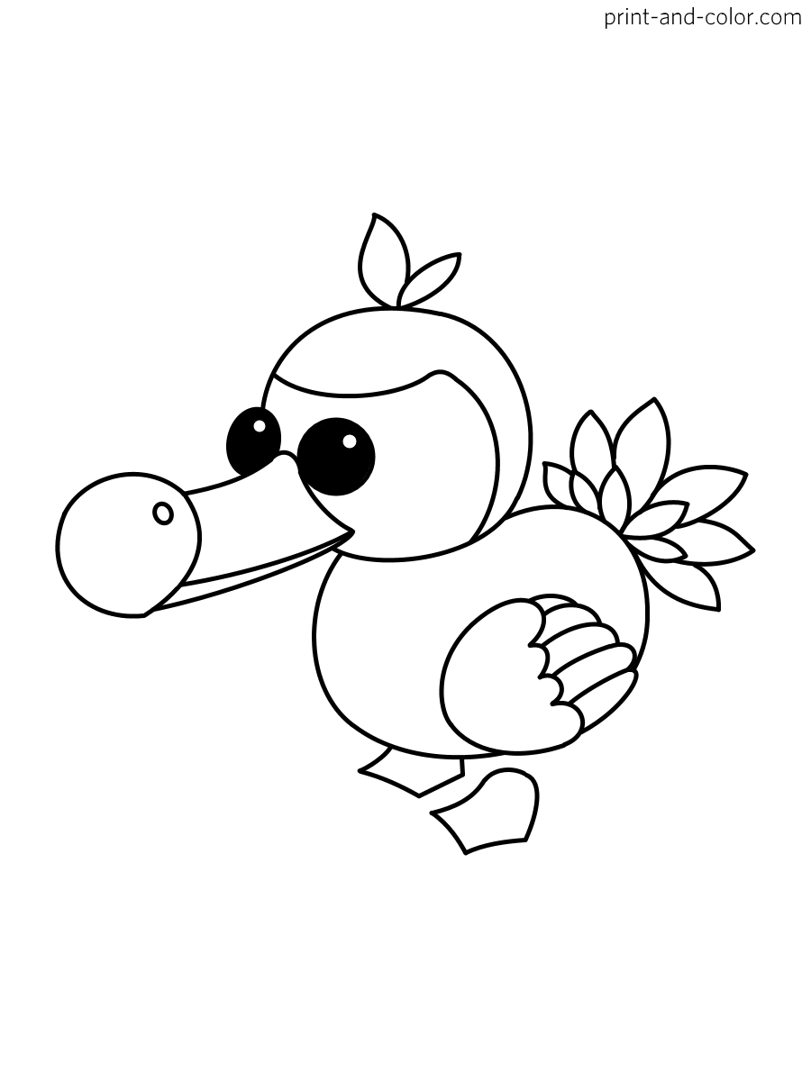 Adopt Me Coloring Pages Print And Color