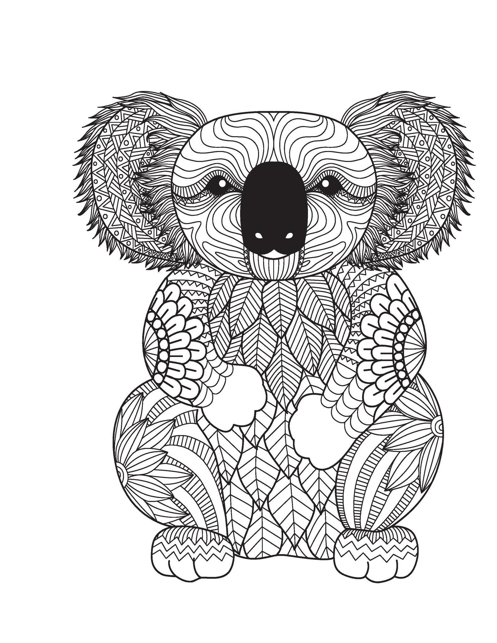 Adult Coloring Pages Animals Cardinals