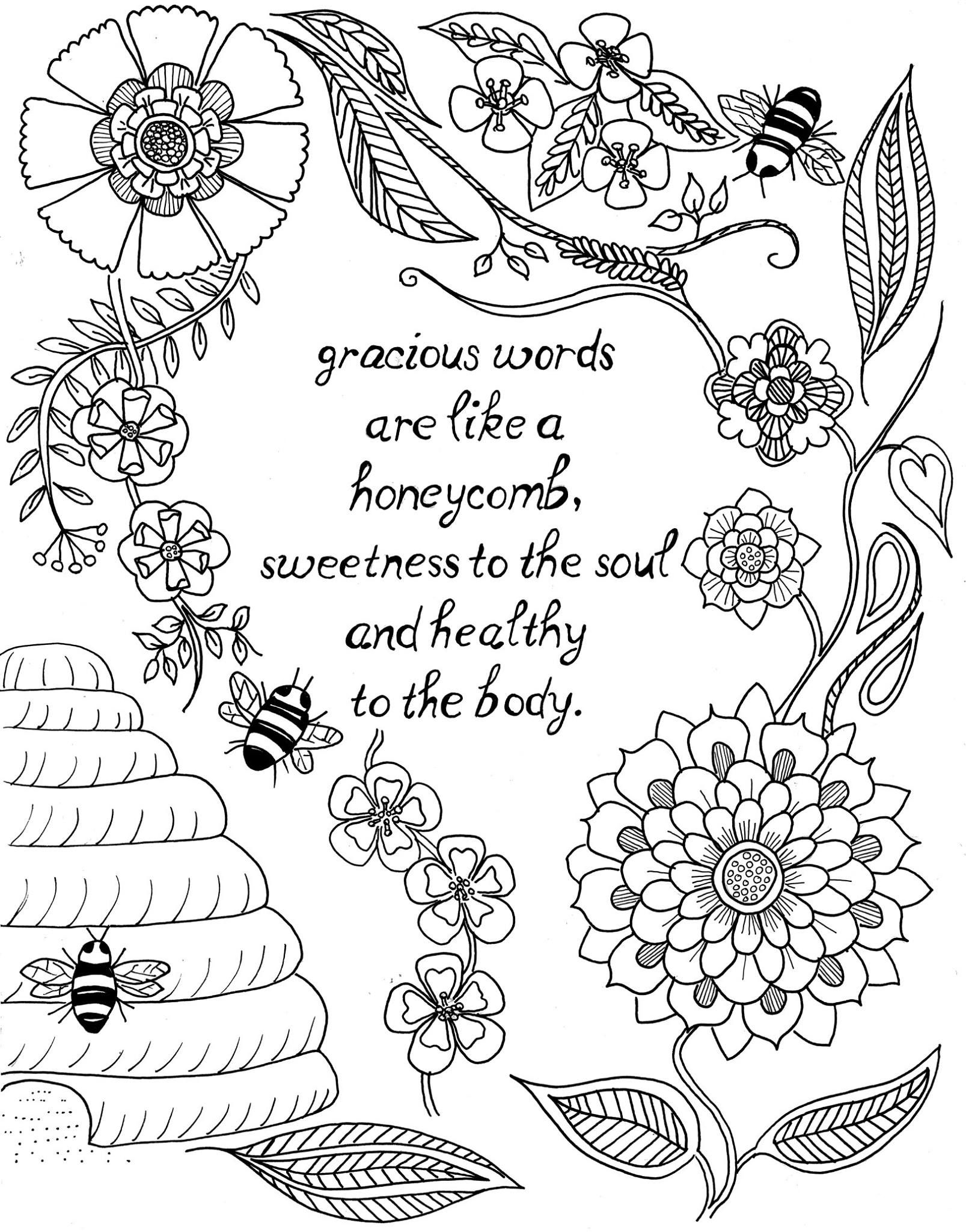 Adult Coloring Pages Inspirational Quotes Coloring Pages