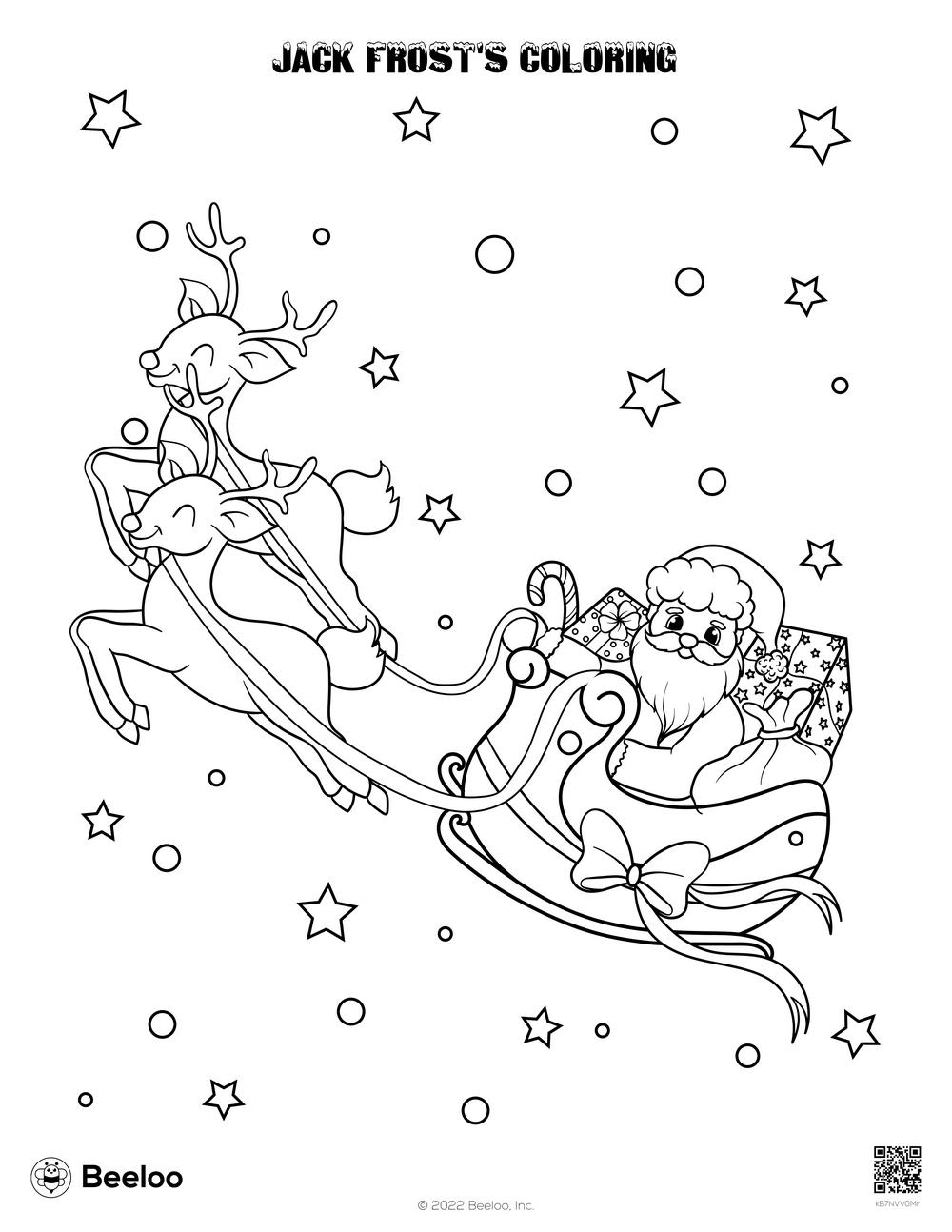 Advanced Christmas Coloring Pages Print