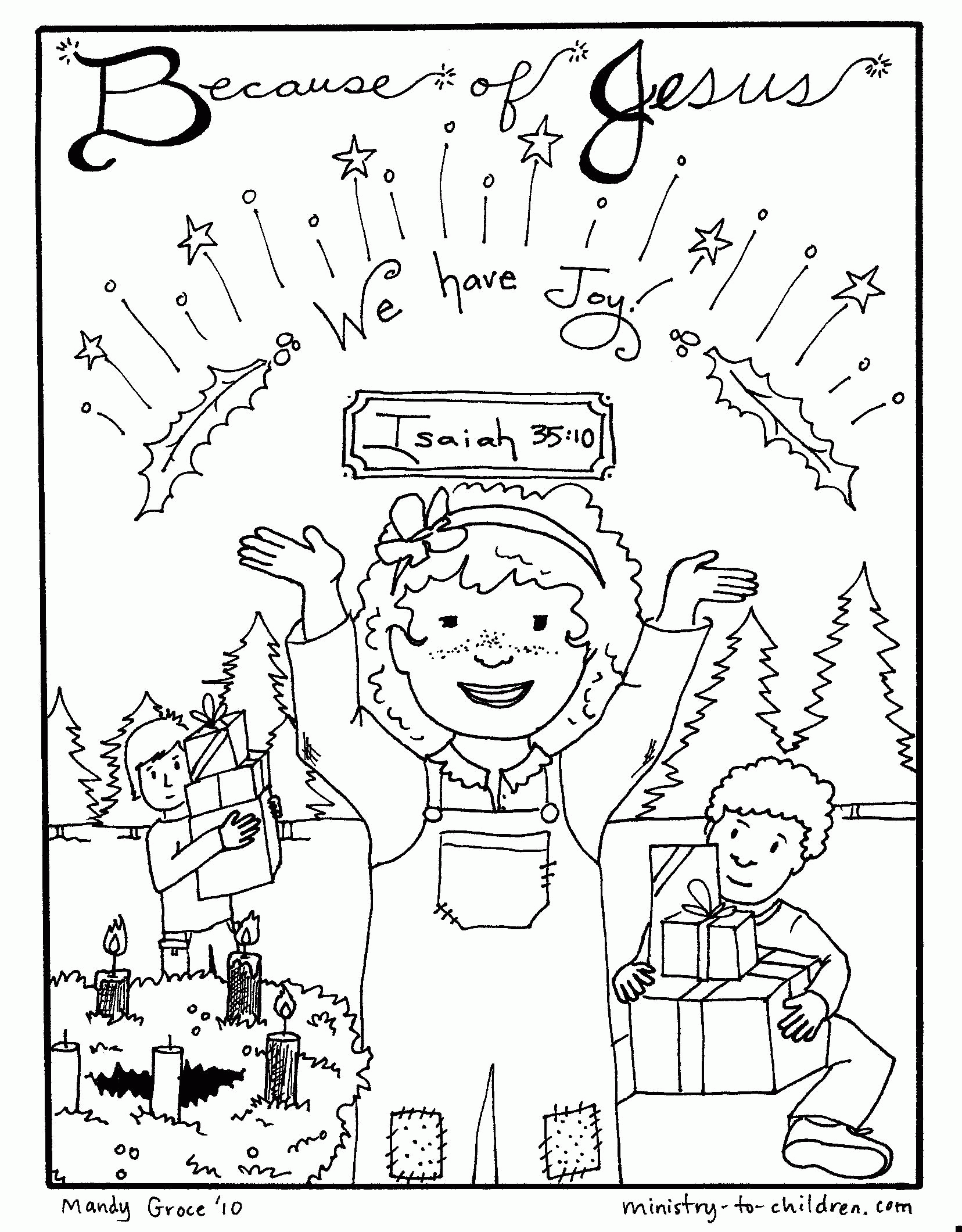 Advent Coloring Pages