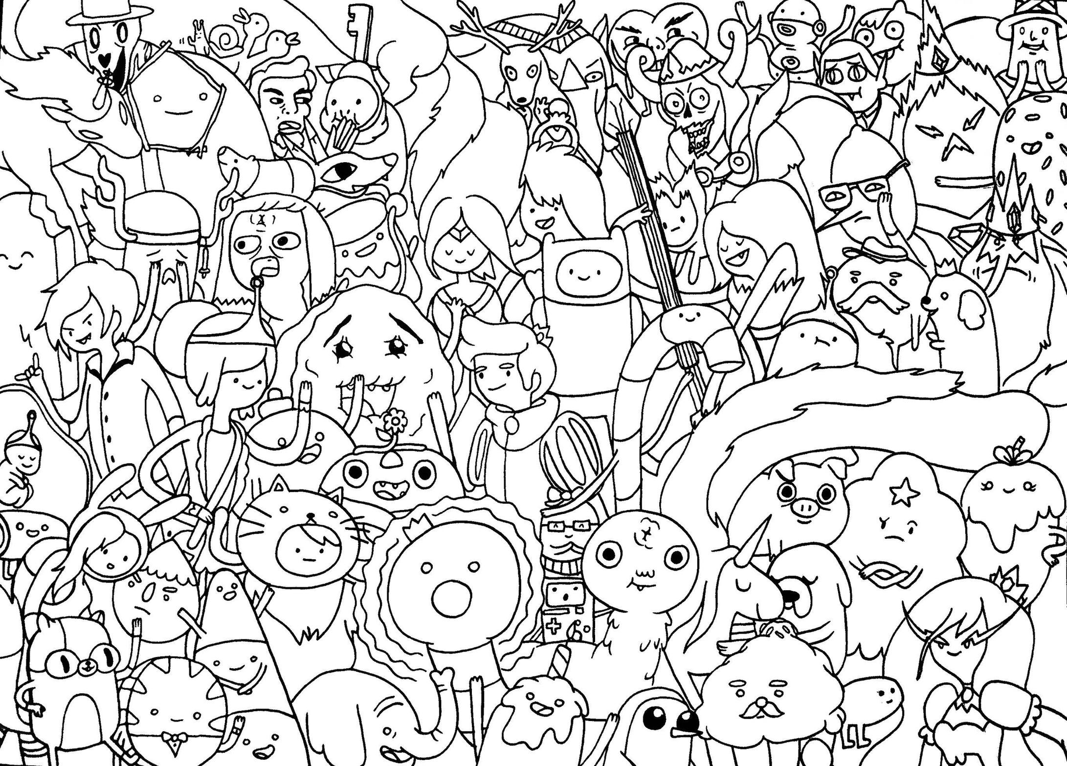 Adventure Time Adventure Time Coloring Pages Coloring Home