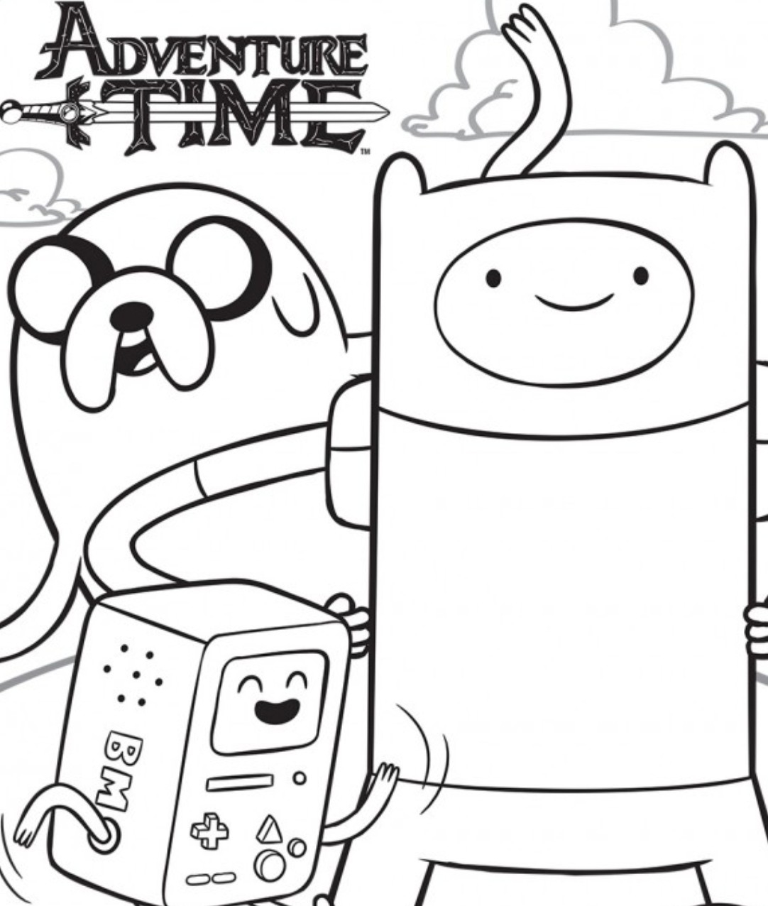Adventure Time Coloring Pages Best Coloring Pages For Kids