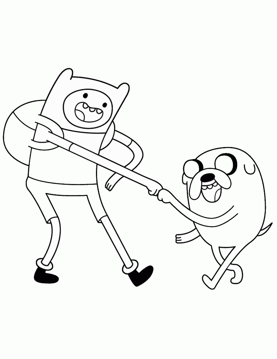 Adventure Time Coloring Pages