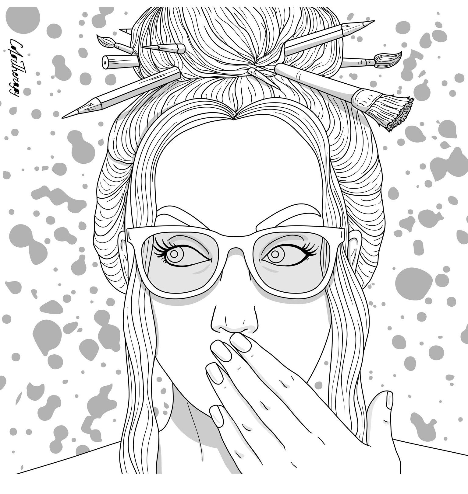 Aesthetic Coloring Pages Printable Customize And Print