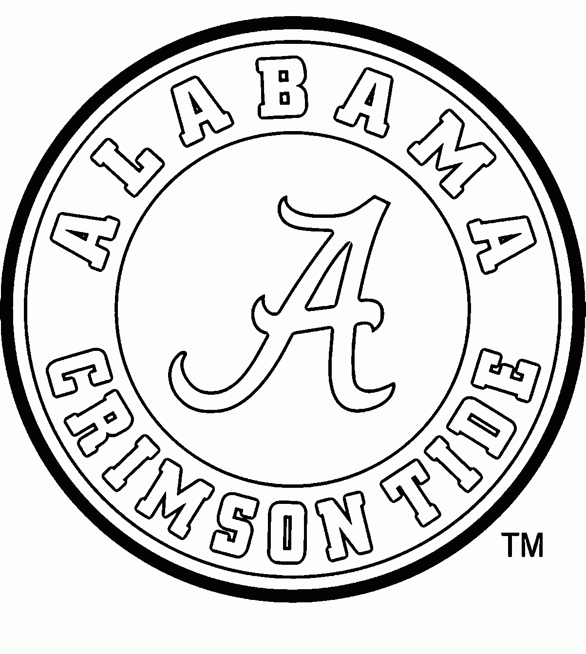 Alabama Football Coloring Pages Coloring Home