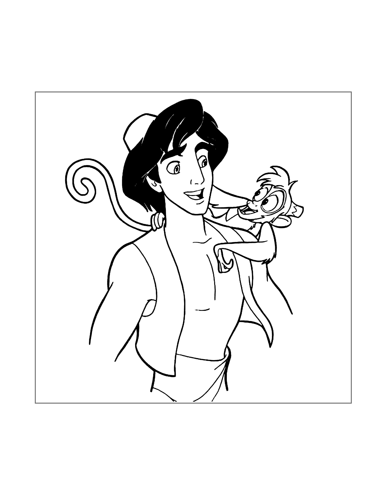 Aladdin Coloring Pages Printable Coloring Pages
