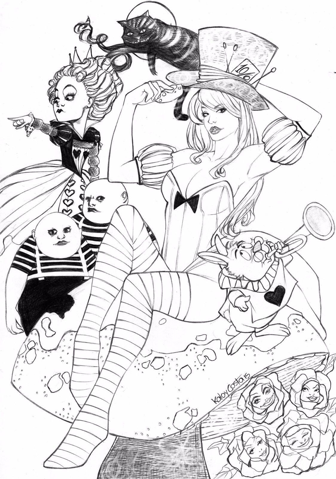 Alice Grimm Fairy Tale Coloring Coloring Pages