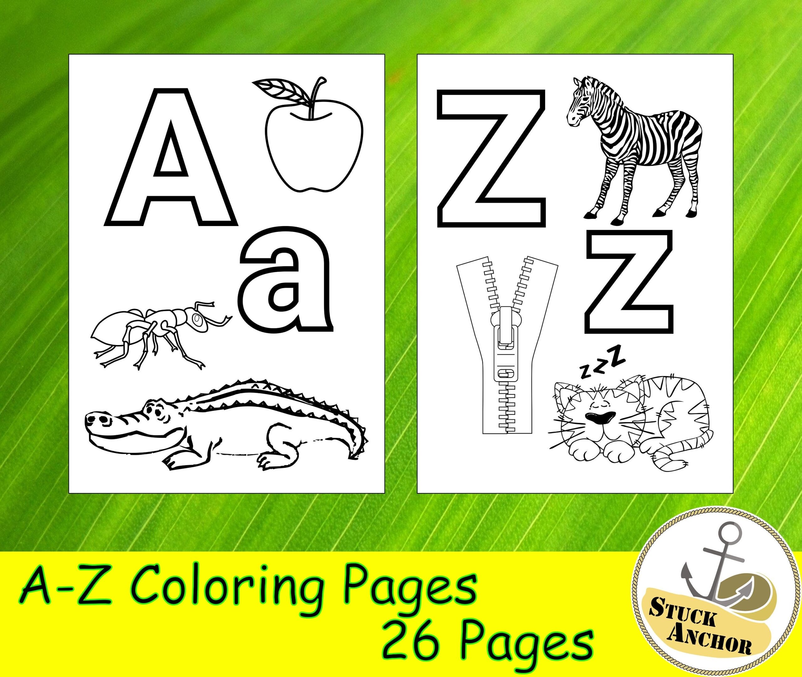 Alphabet Coloring Pages Preschool Pdf