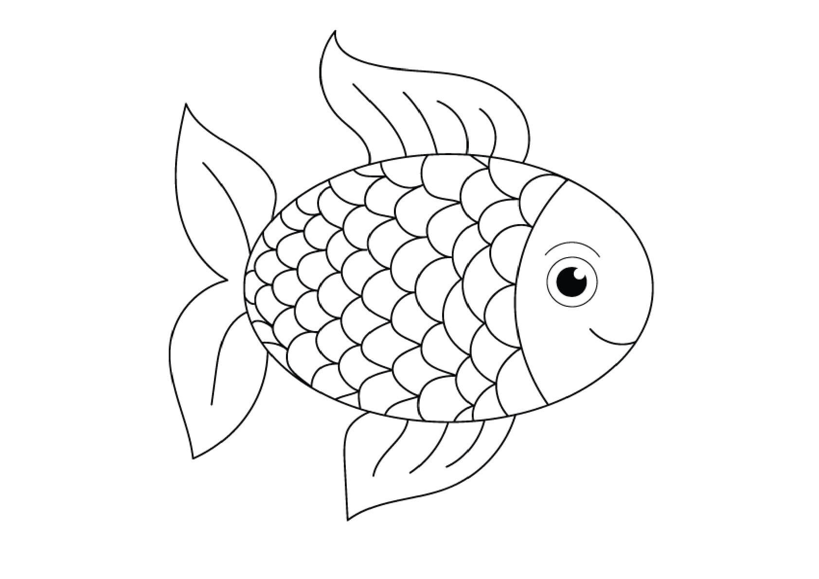 Amazing Rainbow Fish Coloring Page Download Print Or Color Online For Free