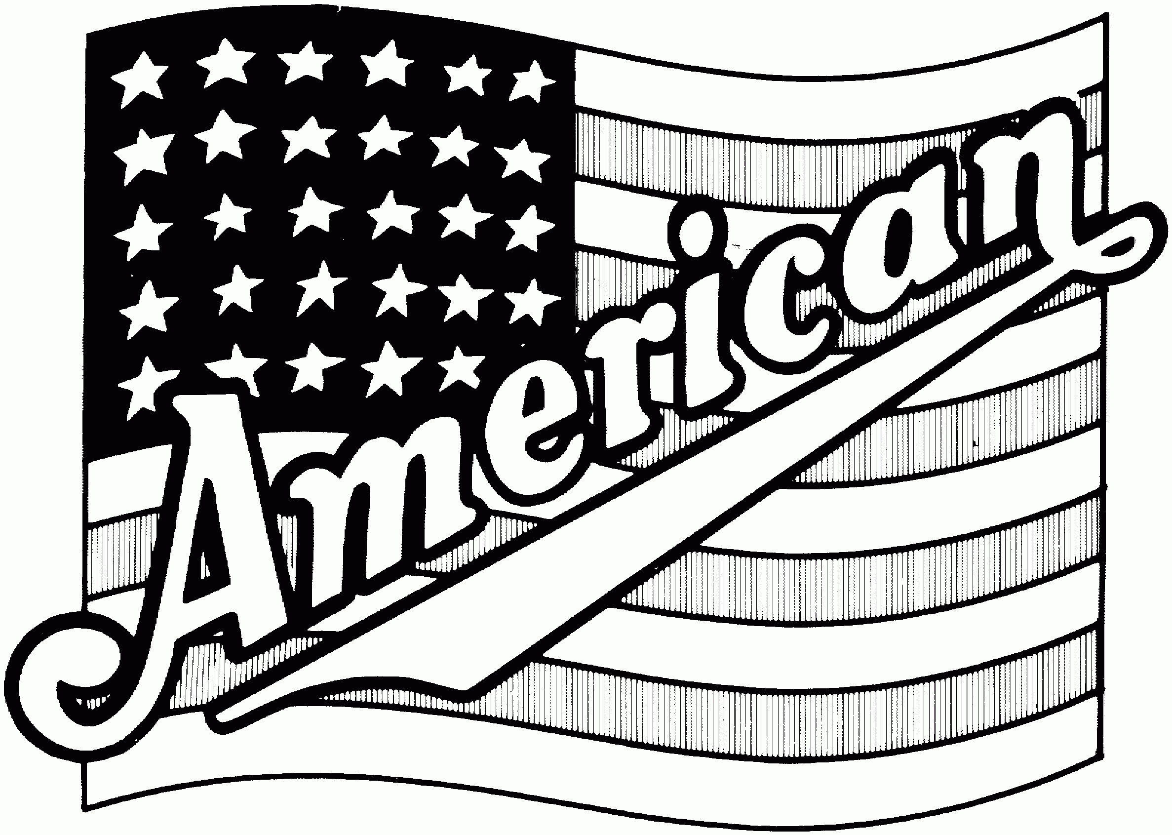 Us Flag Coloring Page