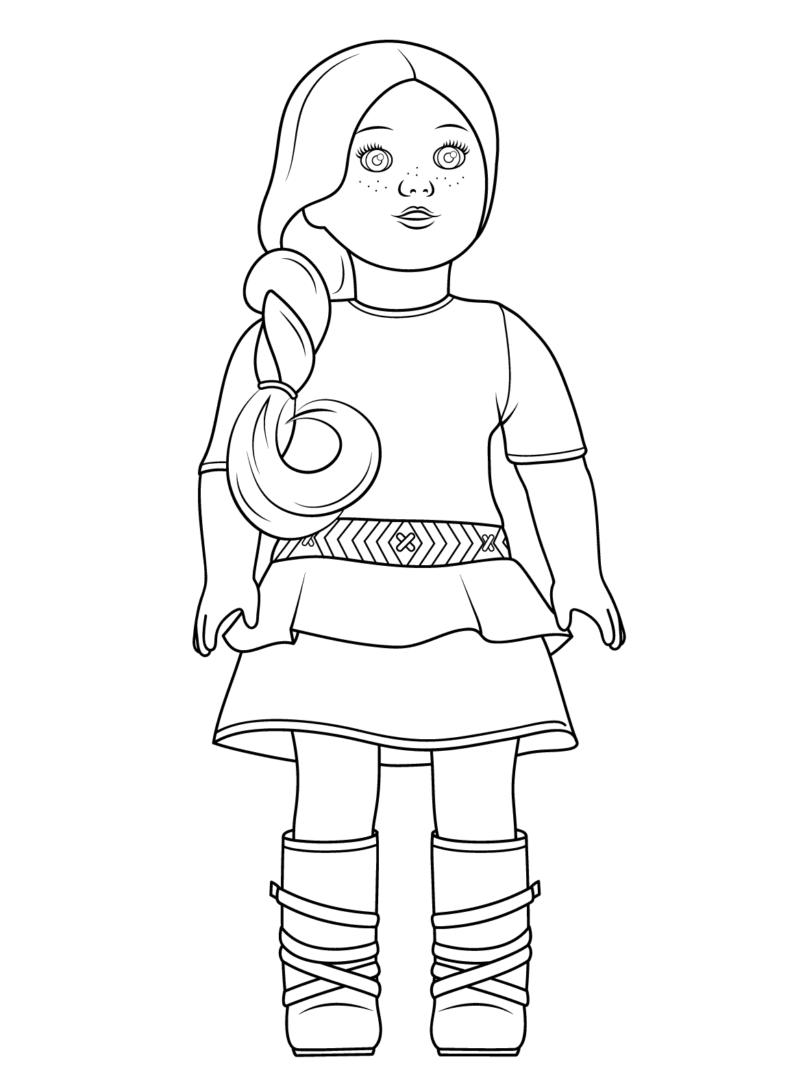 American Girl Coloring Pages Best Coloring Pages For Kids