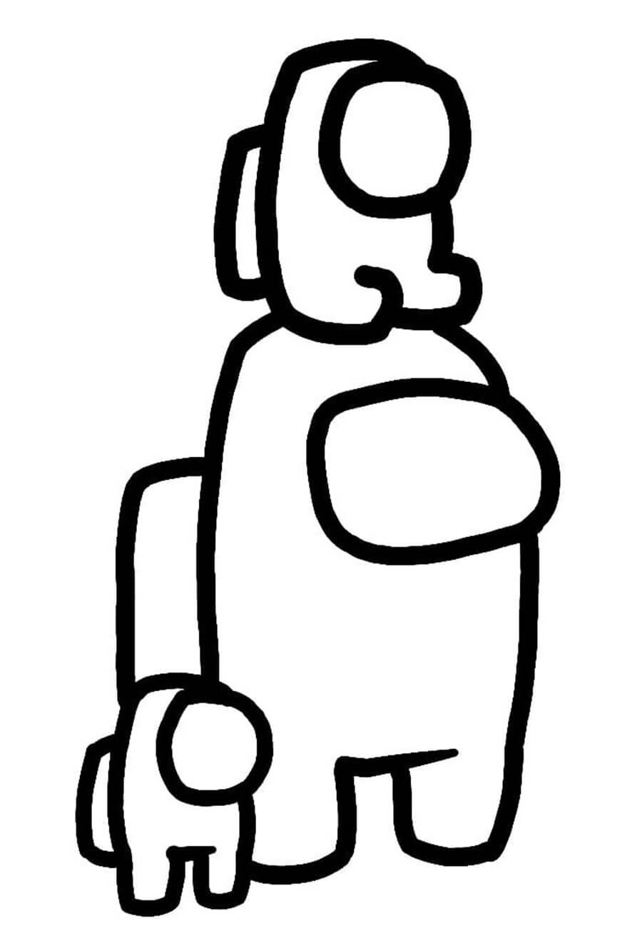 Among Us Printable Coloring Pages