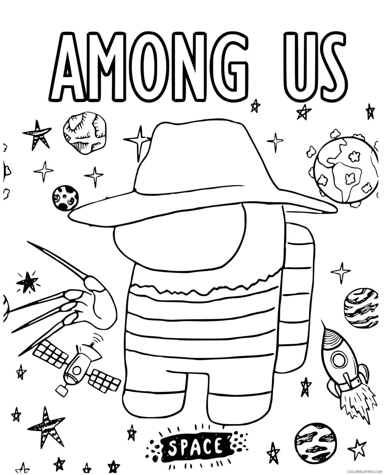 Among Us Coloring Pages