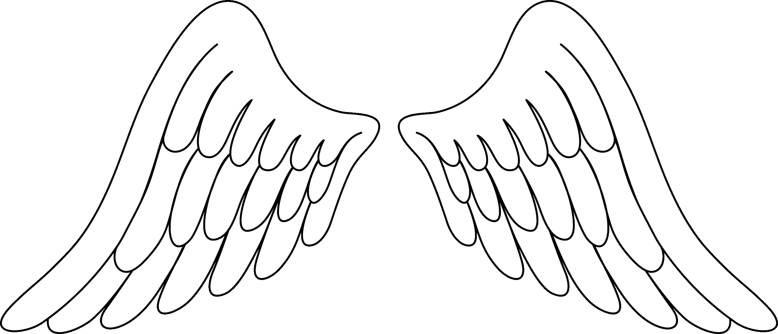 Angel Wing Coloring Page Coloring Home