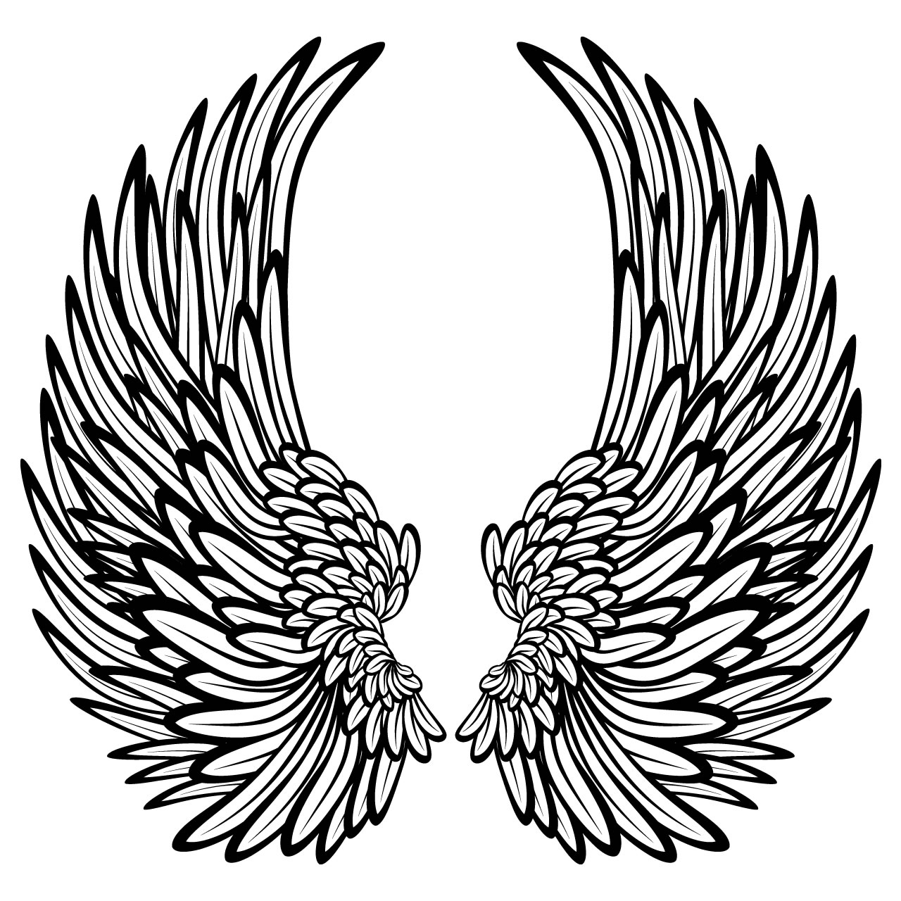 Wings Coloring Pages