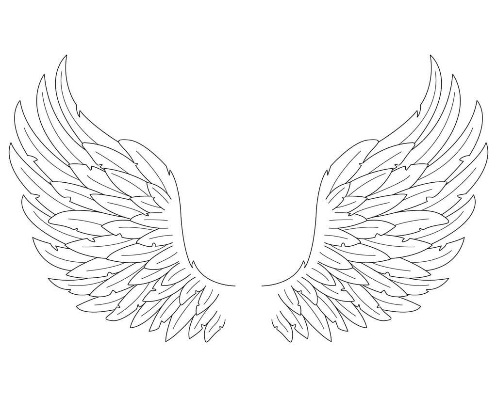 Angel Wings Coloring Pages Free Printable Coloring Pages For Kids