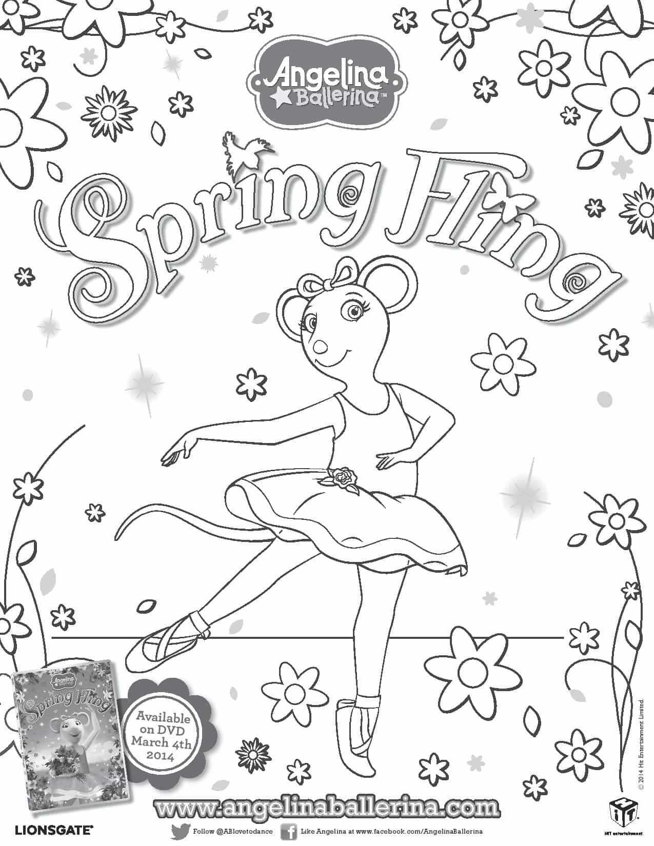 Angelina Ballerina Coloring Pages At GetColorings Free Printable Colorings Pages To Print