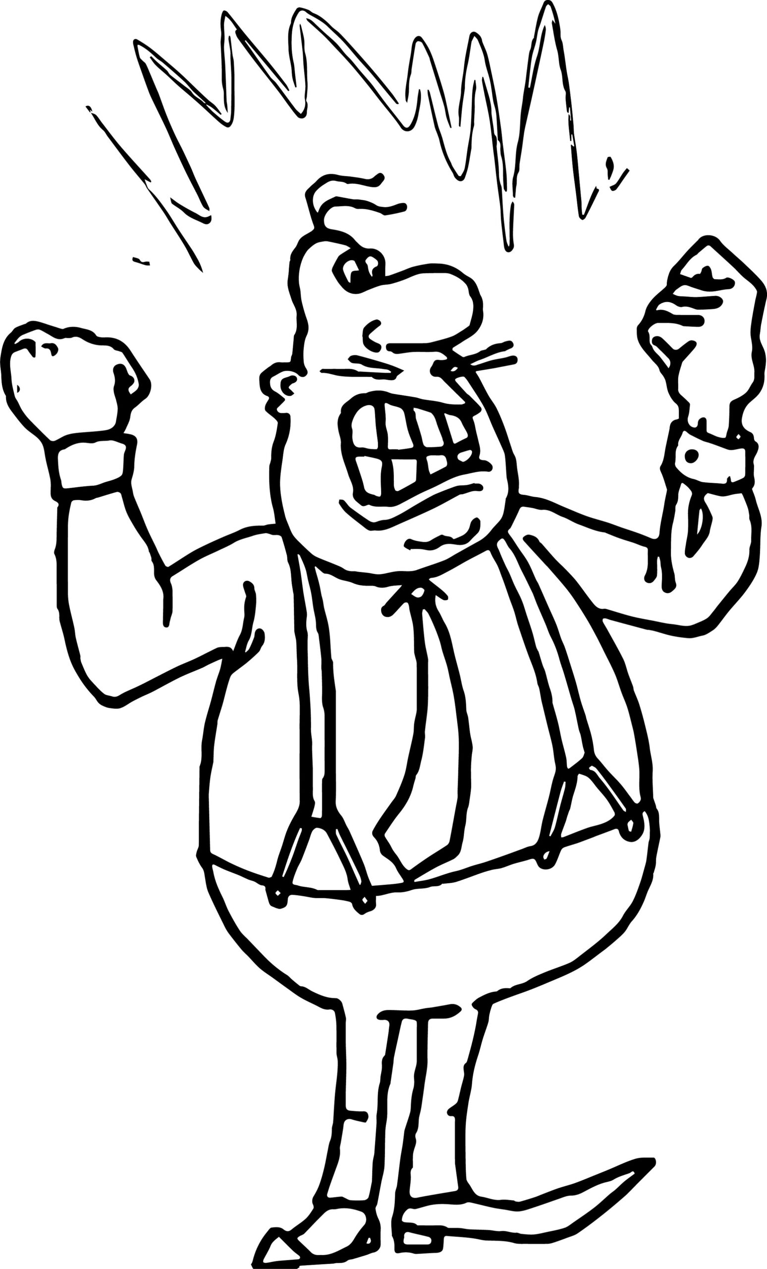 Anger Management Coloring Pages