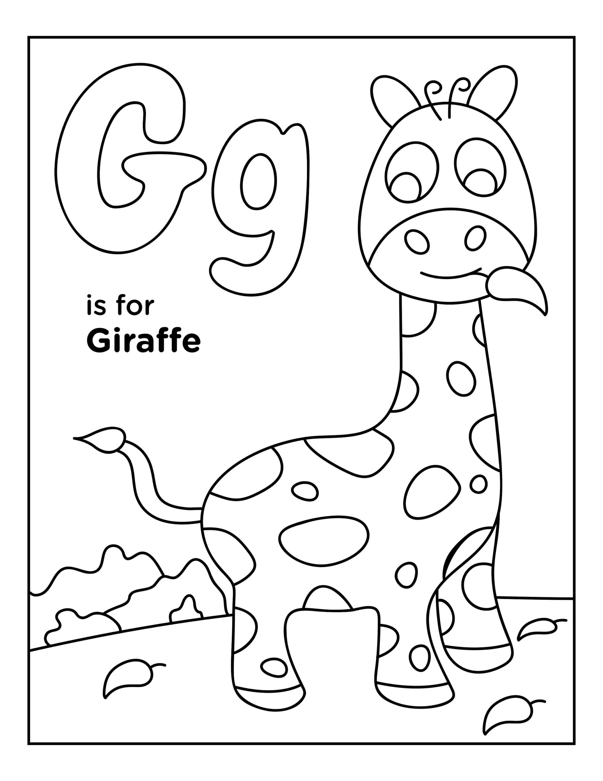 Animal Alphabet Coloring Pages Printable Alphabet Coloring Etsy France