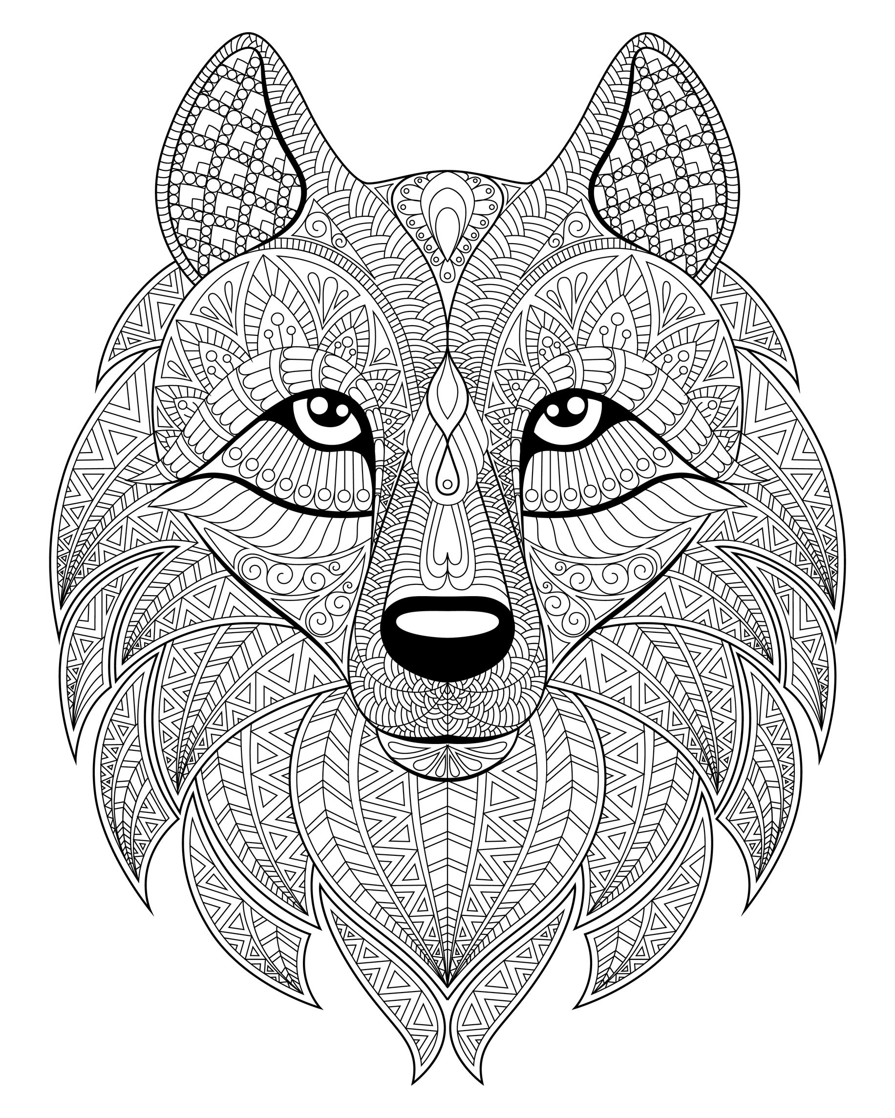 Animal Coloring Pages With Patterns Stanleyfried