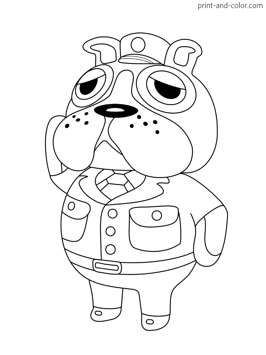 Animal Crossing Coloring Pages Print And Color