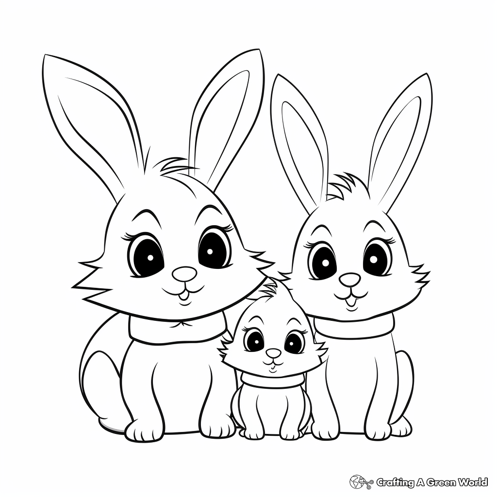 Animal Family Coloring Pages Free Printable