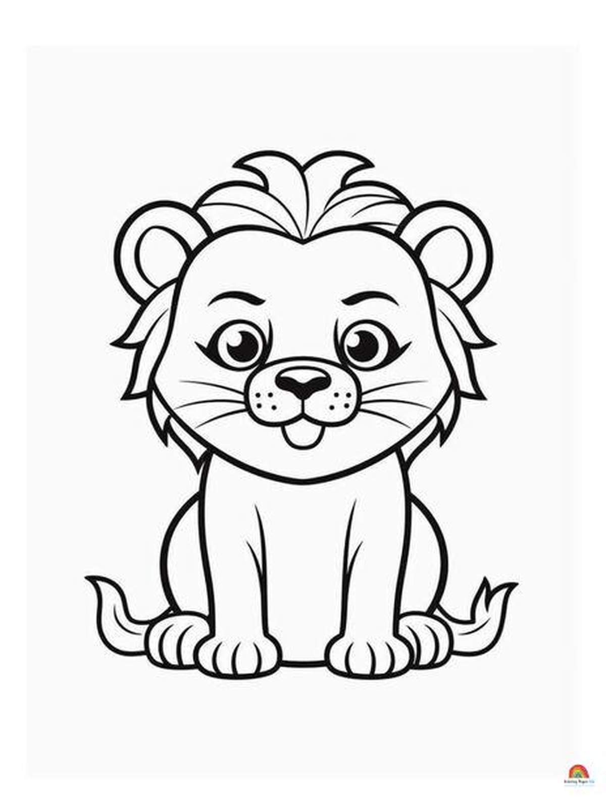 Animal Coloring Pages For Toddlers