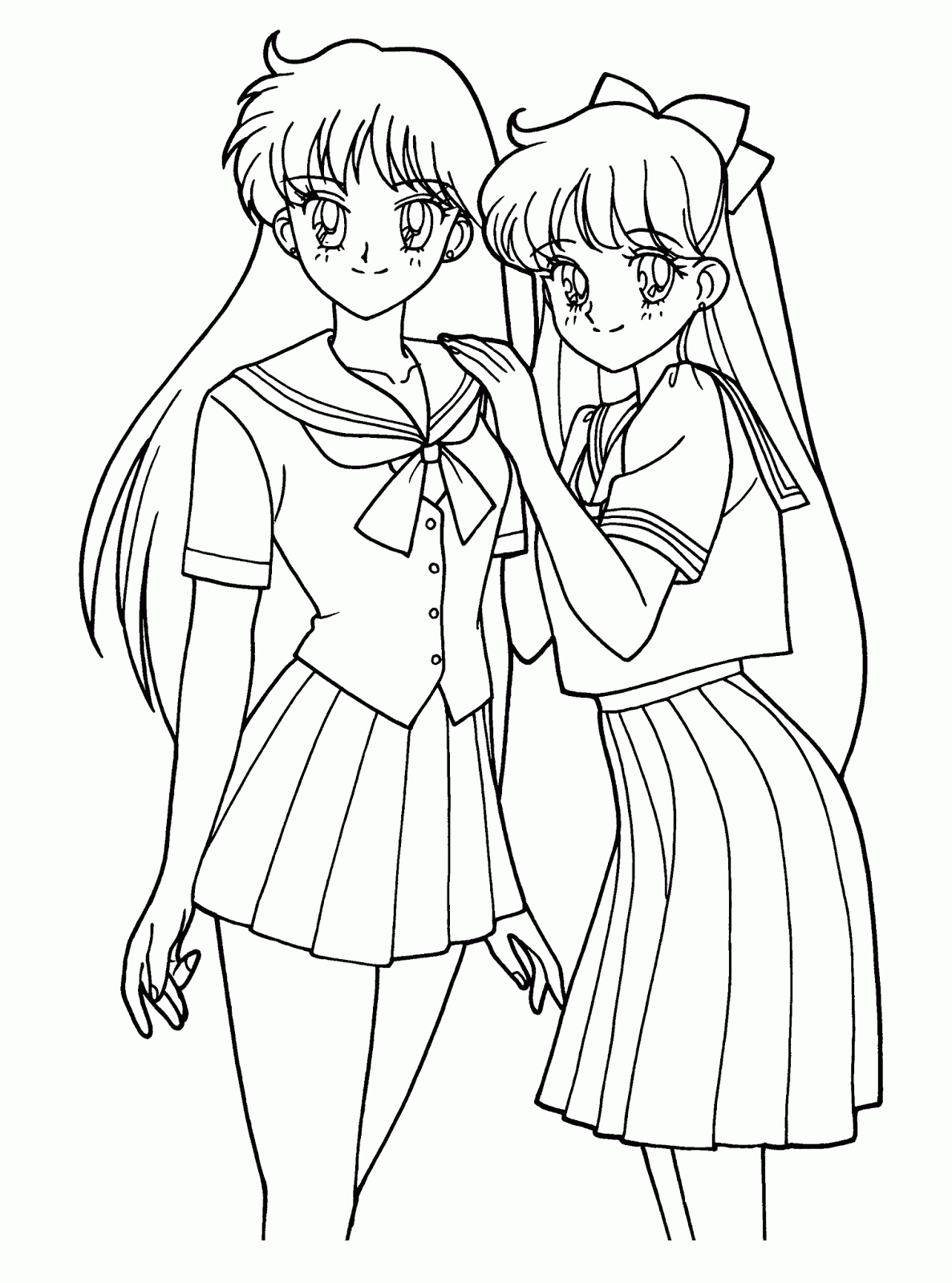Anime Coloring Pages Best Coloring Pages For Kids