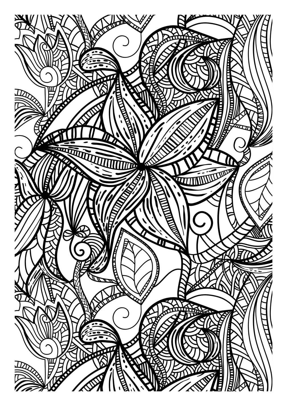 Anti Stress 126894 Relaxation Free Printable Coloring Pages