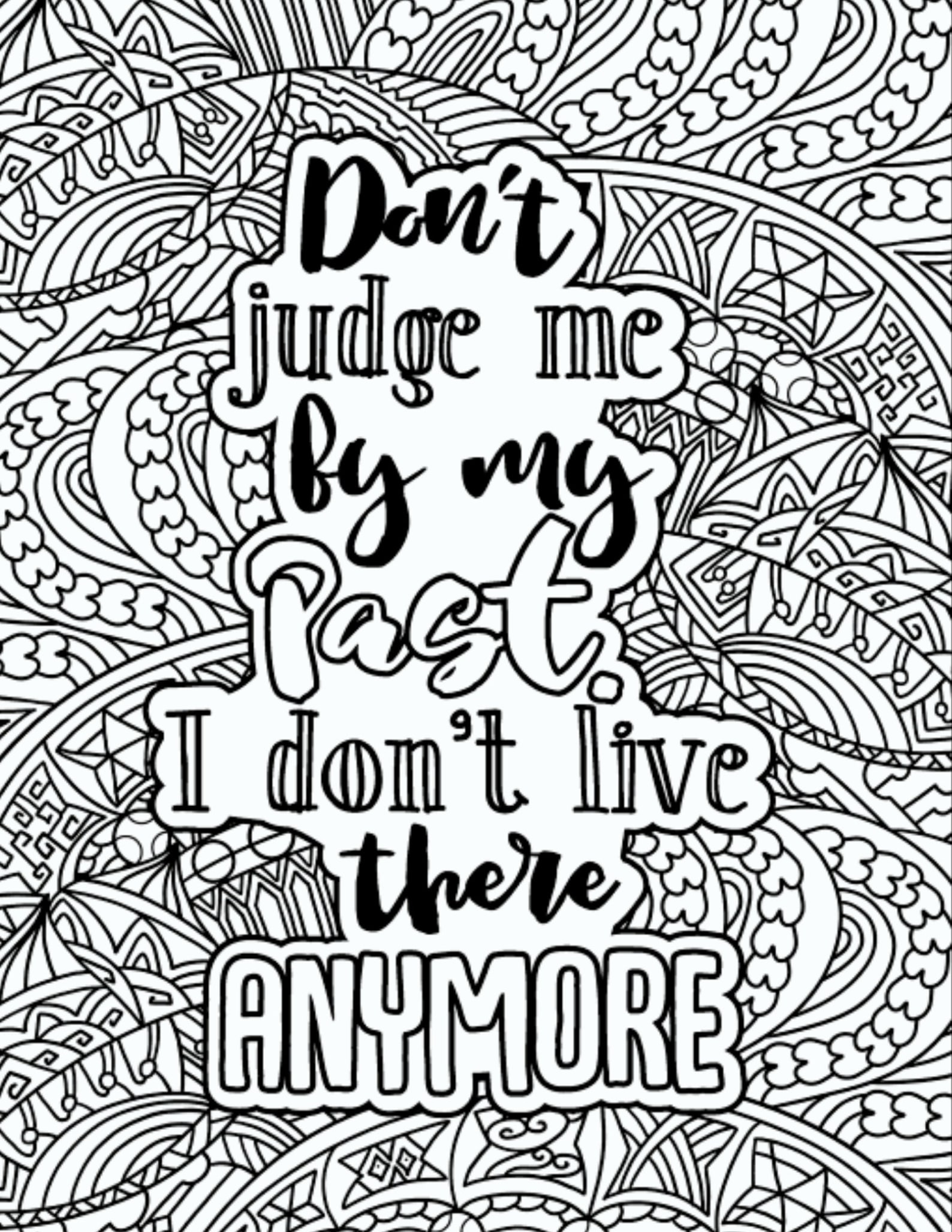 Stress Coloring Pages