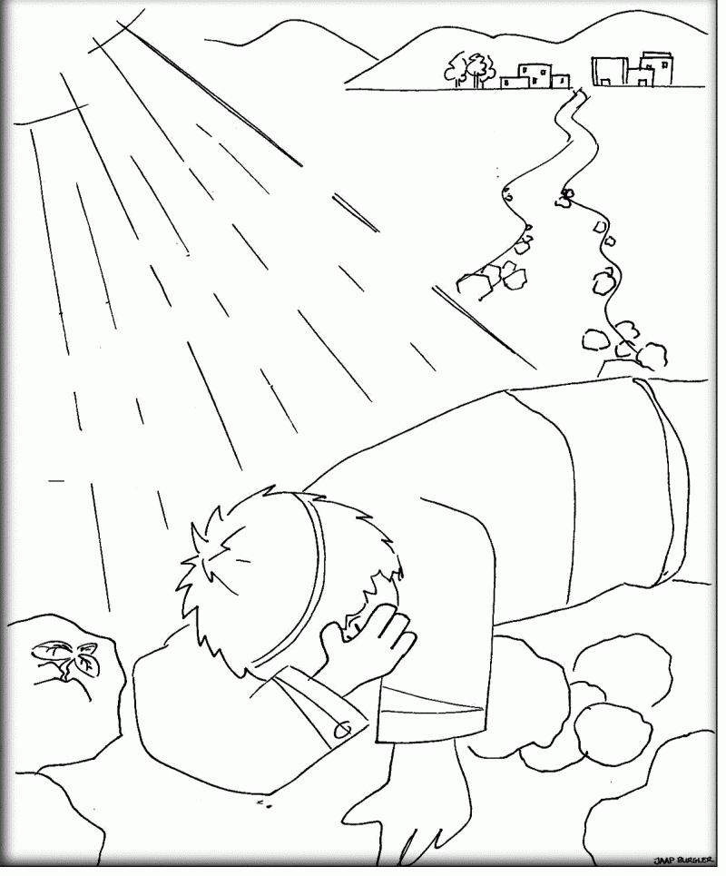 Apostle Paul Coloring Page Coloring Home