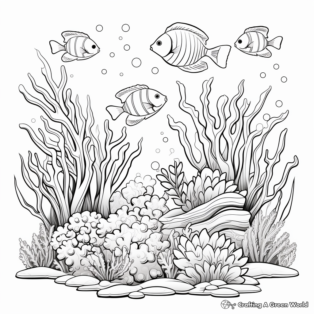 Aquarium Coloring Pages Free Printable