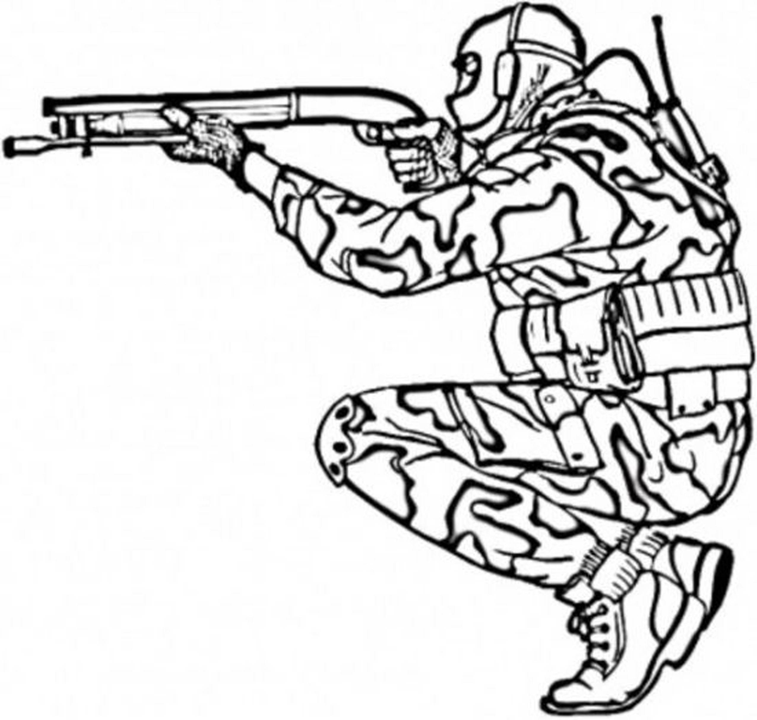 Army Coloring Pages Printable