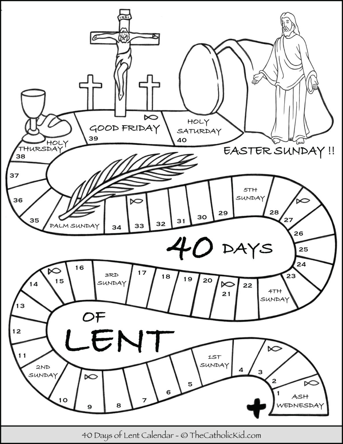 Ash Wednesday Archives The Catholic Kid Catholic Coloring Pages And Games For Children