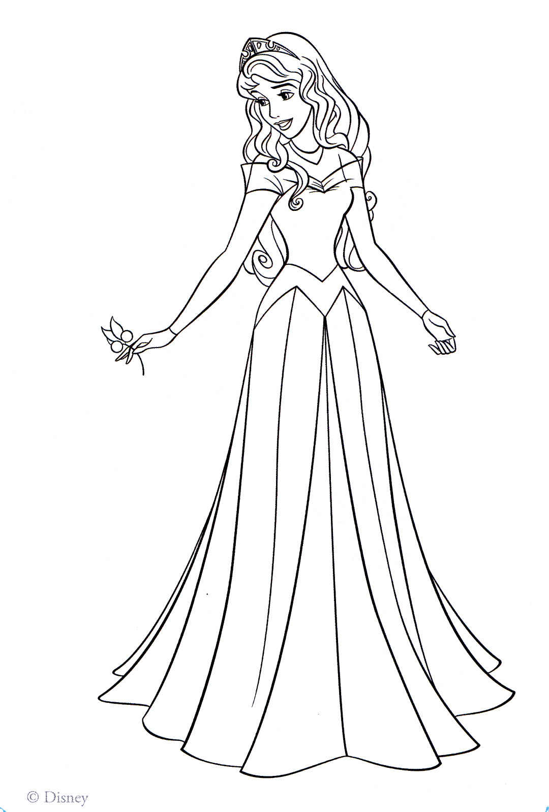 Princess Aurora Coloring Page