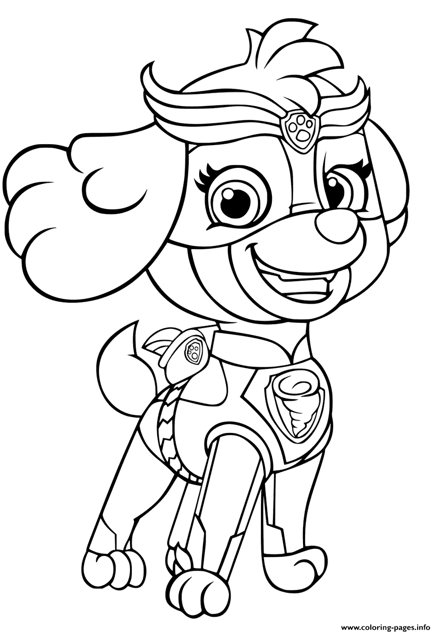 Ausmalbilder Mighty Pups Sky 10 Free Paw Patrol Mighty Pups Coloring Pages Printable Paw