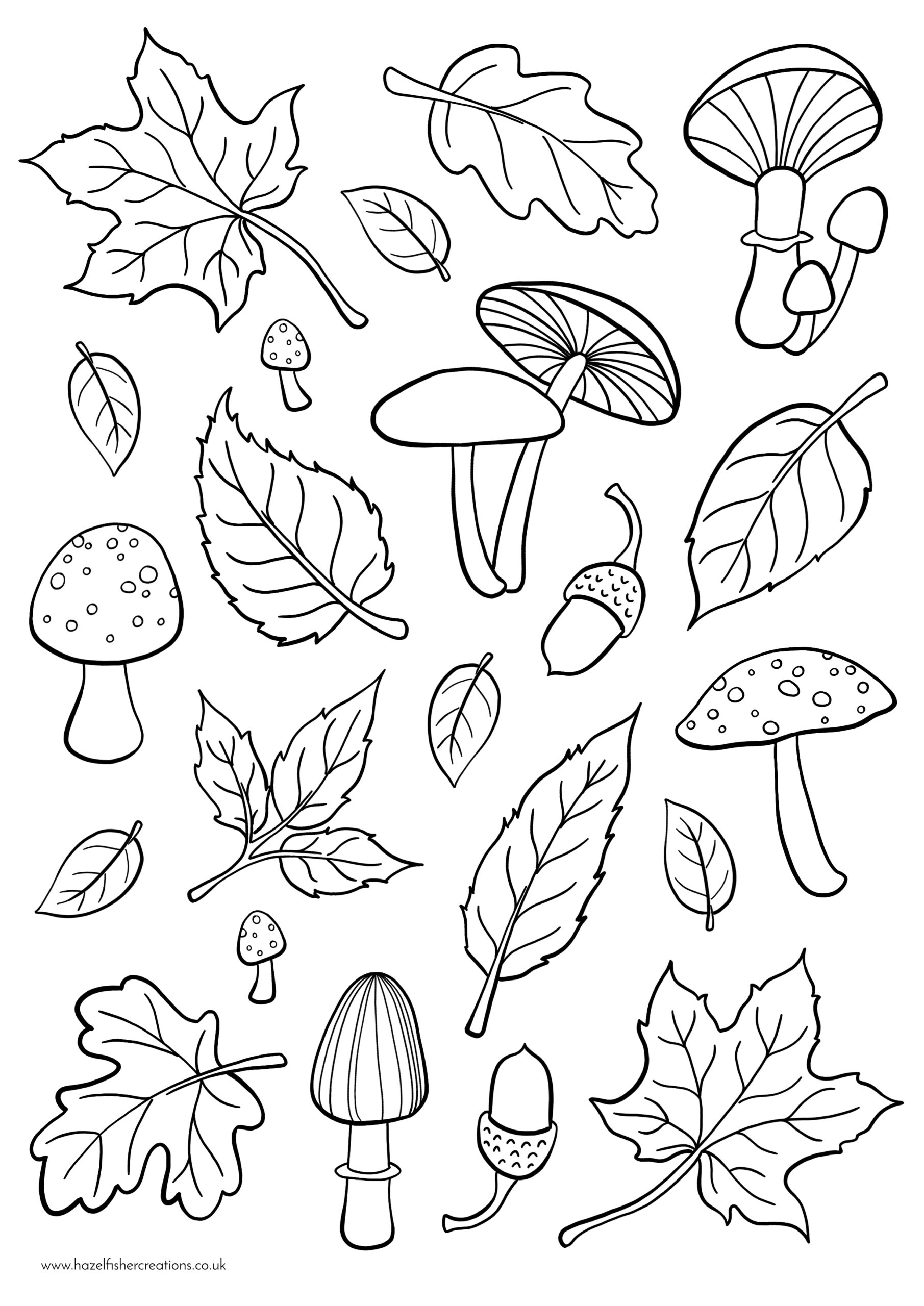 Autumn Coloring Pages