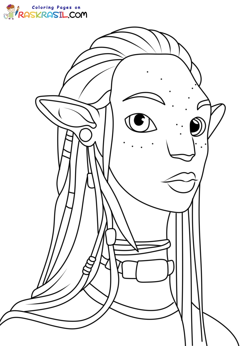 Avatar 2 Coloring Pages