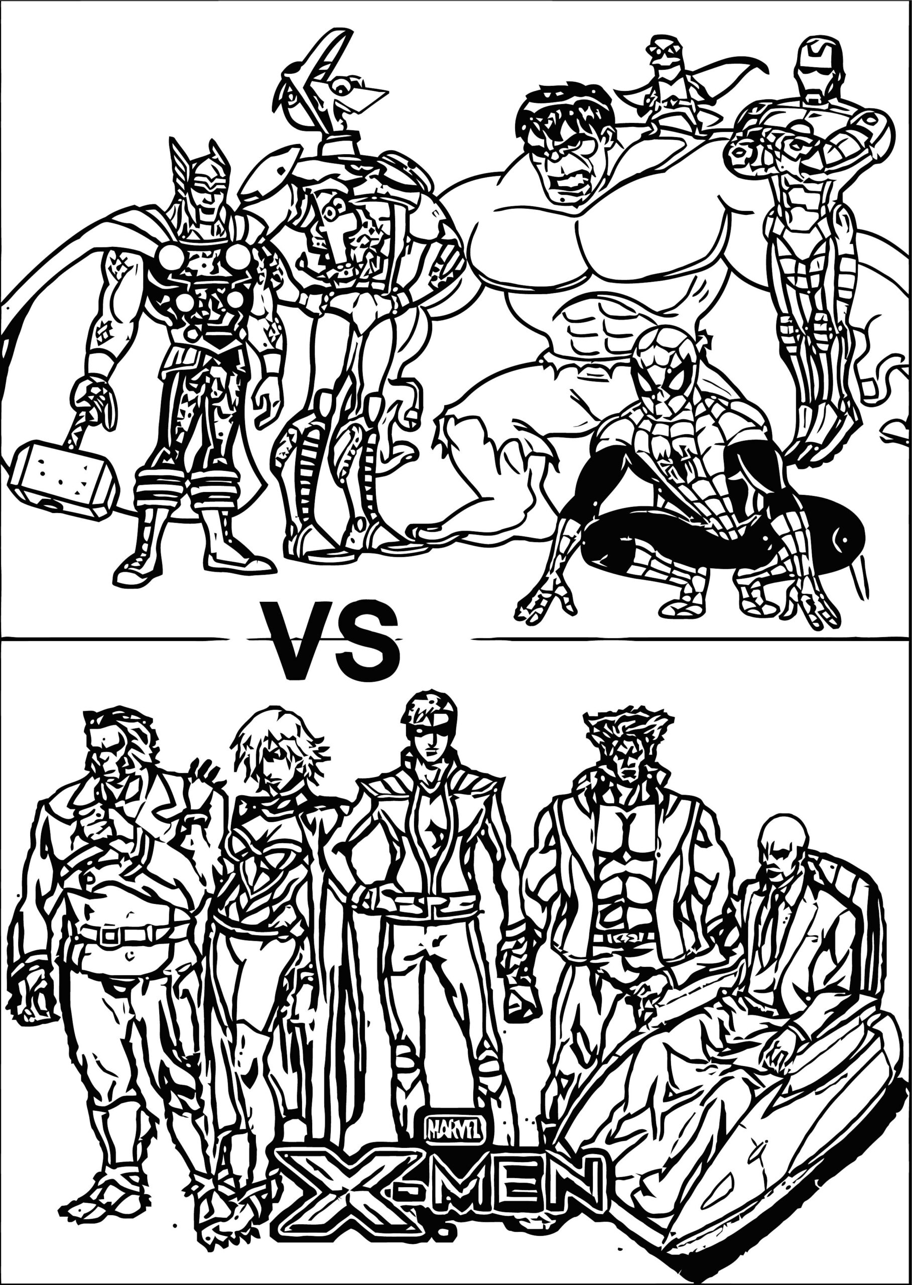 Coloring Pages Avengers