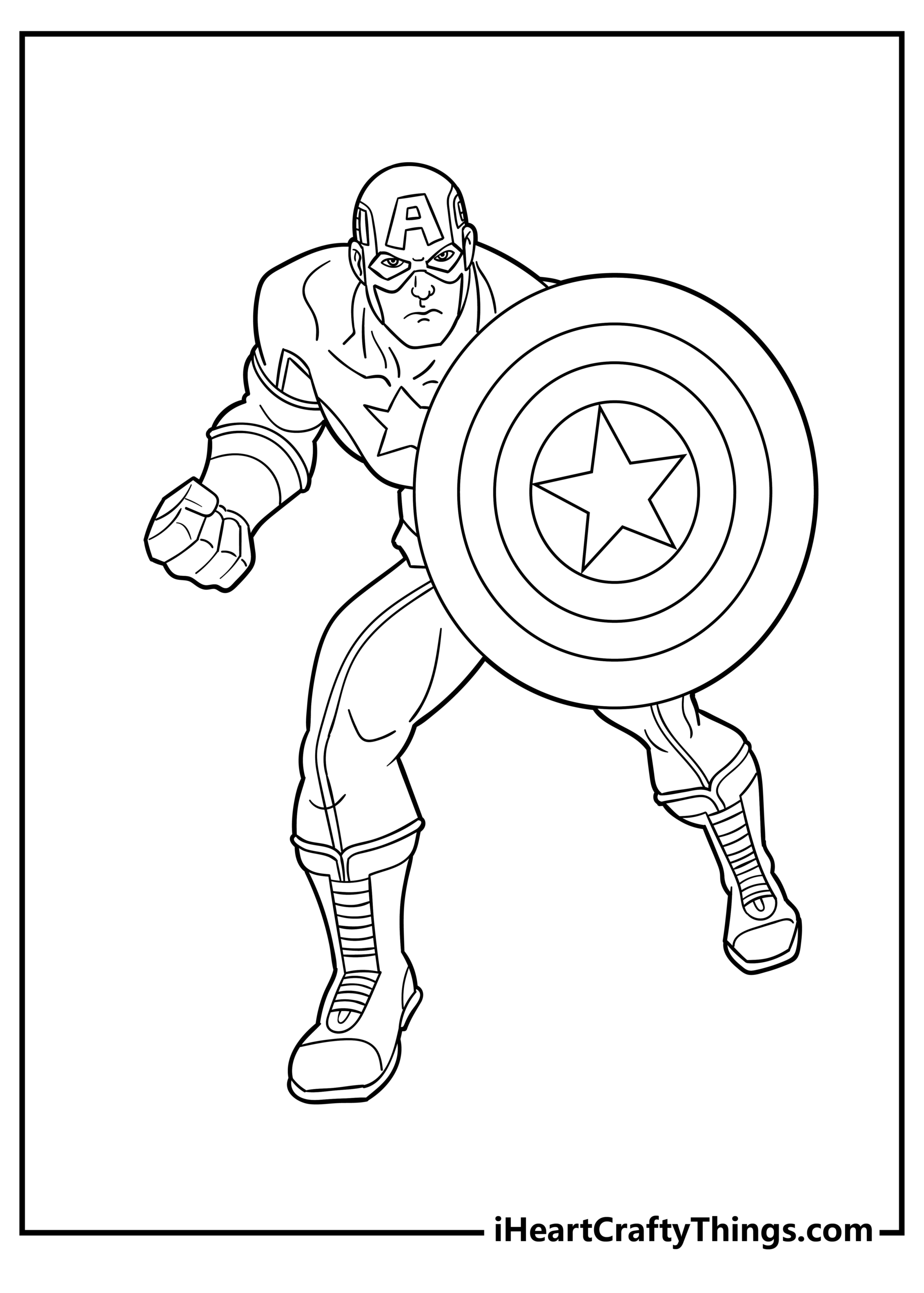 Marvel Coloring Page