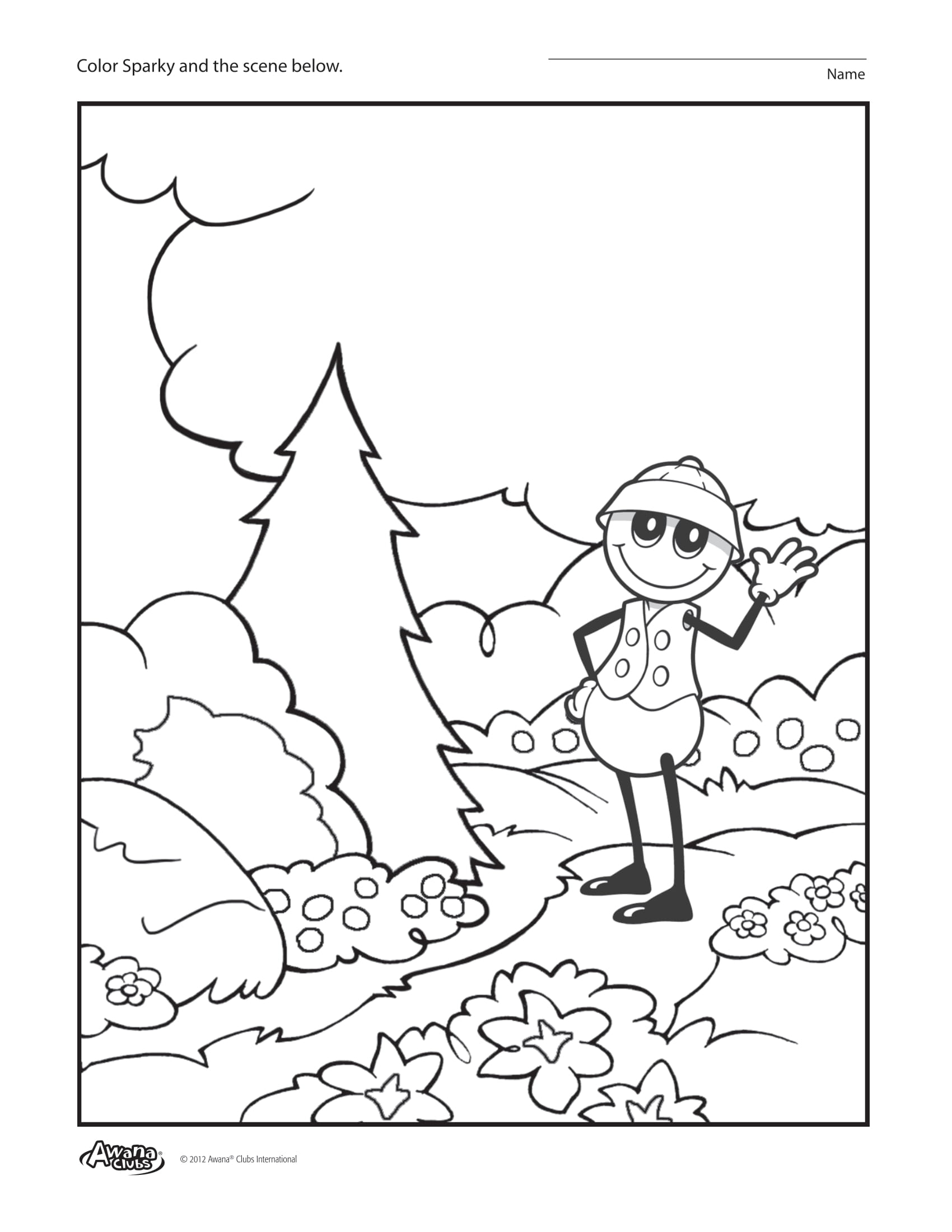 Awana Sparks Coloring Pages Coloring Pages