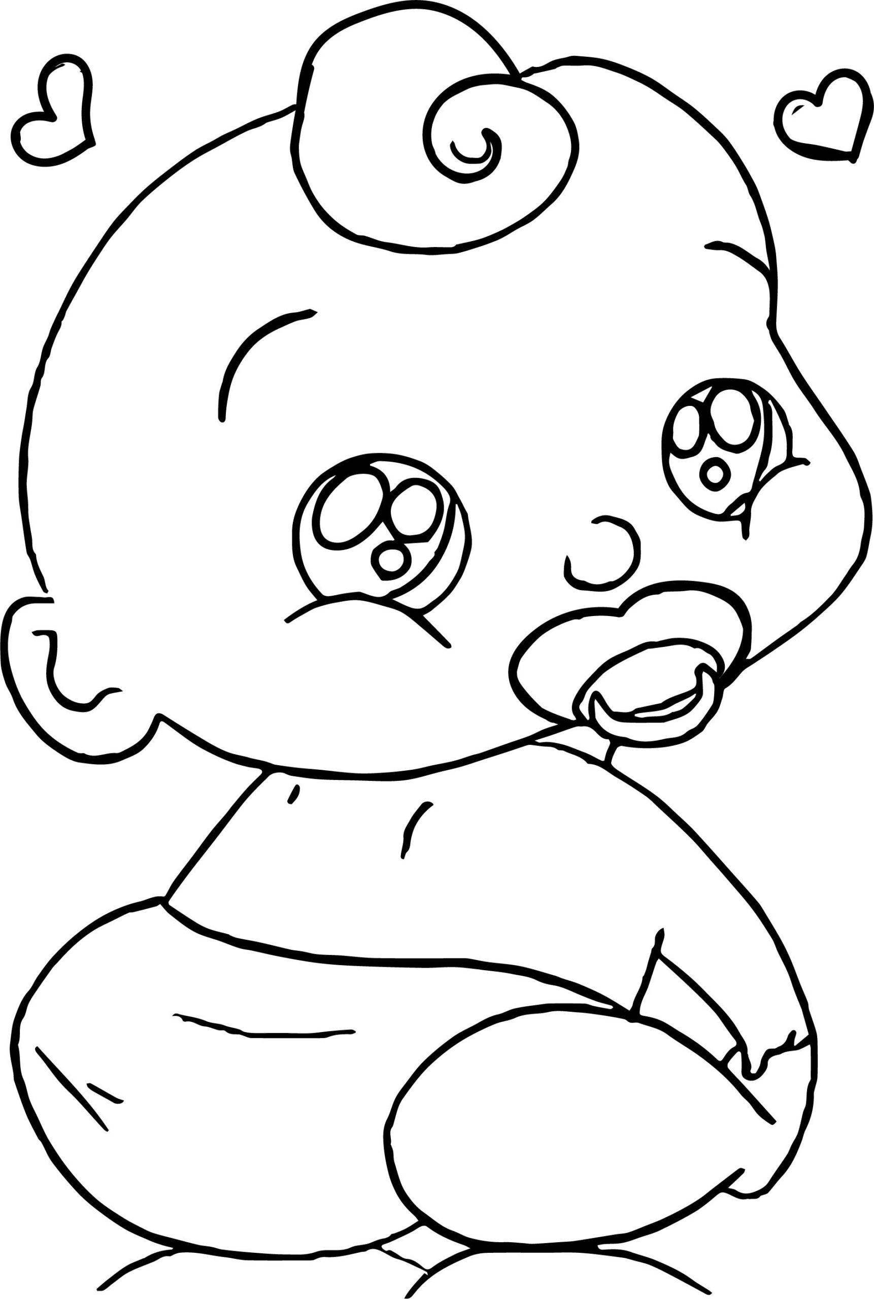 Baby Coloring Page