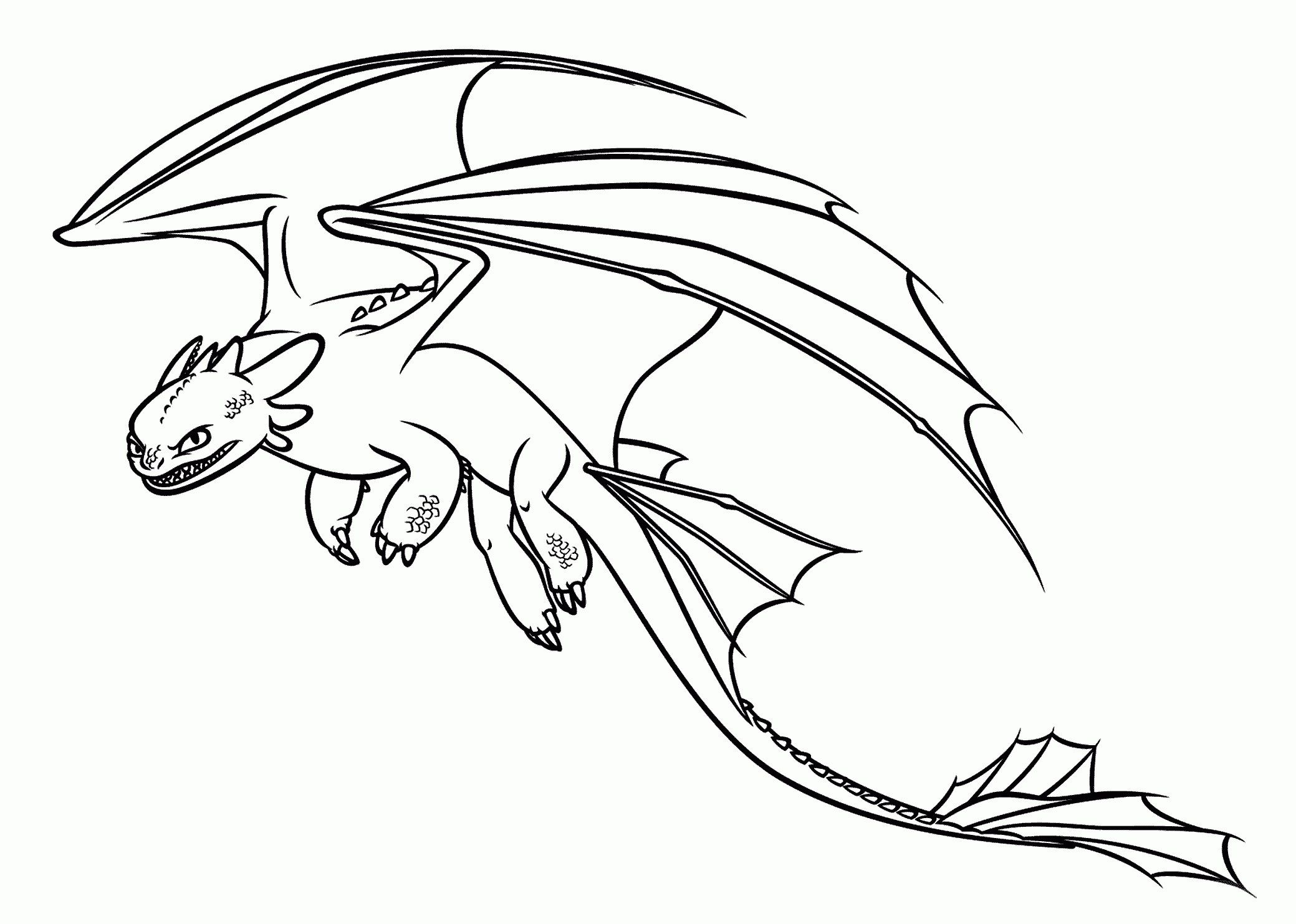 Baby Dragon Flying Coloring Page Coloring Home